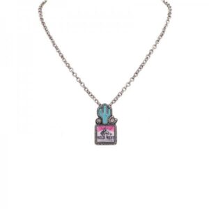 'wild cactus' pendant chain necklace