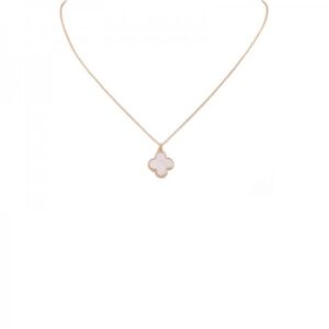 quatrefoil pendant chain necklace