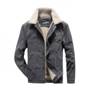 men's parka regular coat regular fit jacket solid colored army green gray khaki / cotton